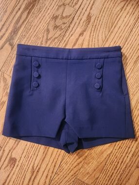 NWT Milly Minis Navy Sailor Dress Shorts, Girls 7/8